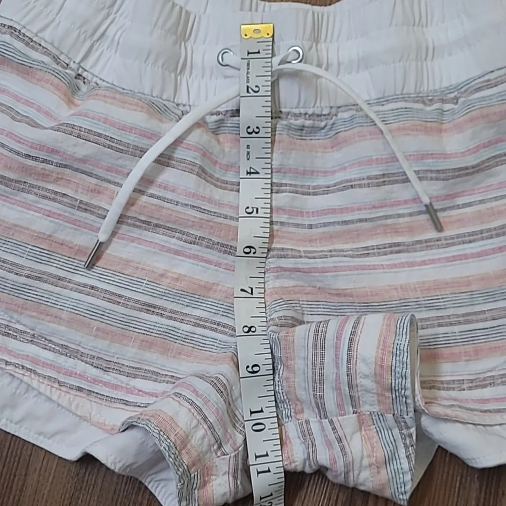 Athleta Multicolor Striped Athletic Shorts‎